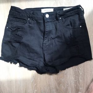 Pacsun high waist distressed shorts